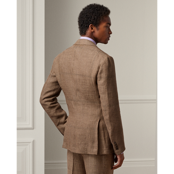 Kent Handmade Plaid Linen Suit Jacket | Ralph Lauren