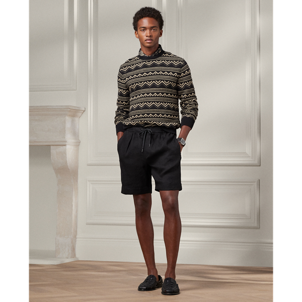 Textured Linen Dobby Short | Ralph Lauren