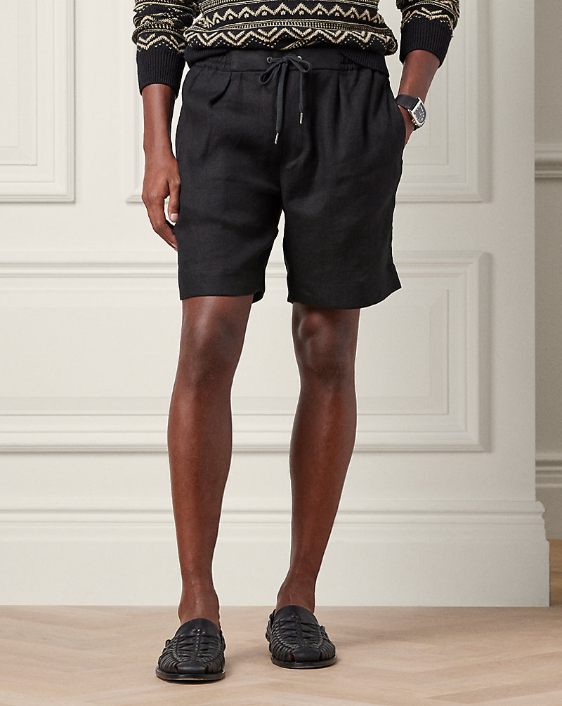 Textured Linen Dobby Short | Ralph Lauren Textured Linen Dobby Short | Ralph Lauren