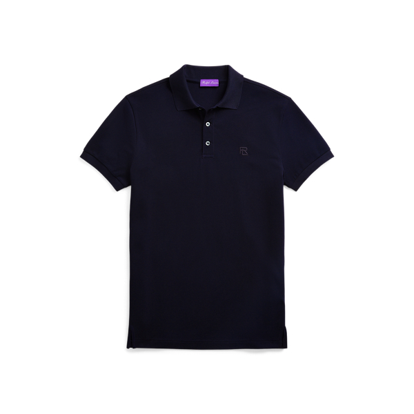 Custom-Slim-Fit Piqu&eacute;-Poloshirt Purple Label in 1