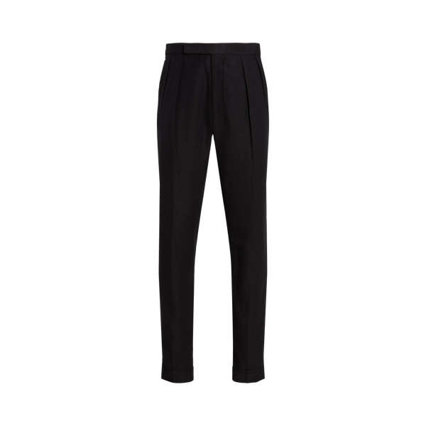 Gregory Hand-Tailored Silk-Linen Trouser Purple Label 1