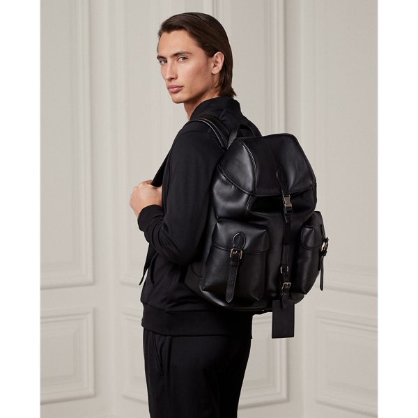 Calfskin Backpack for Men | Ralph Lauren® PA