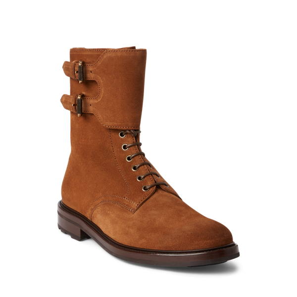 Cacao Gaston Calf-Suede Boot Purple Label 2