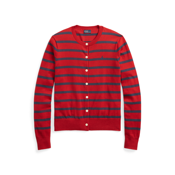 Polo Ralph Lauren 스트라이프 코튼 블렌드 카디건 1