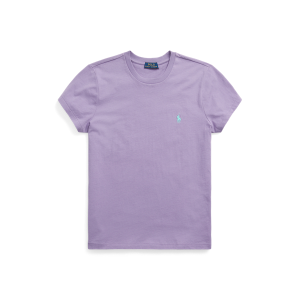 Cotton Jersey Crewneck T Shirt