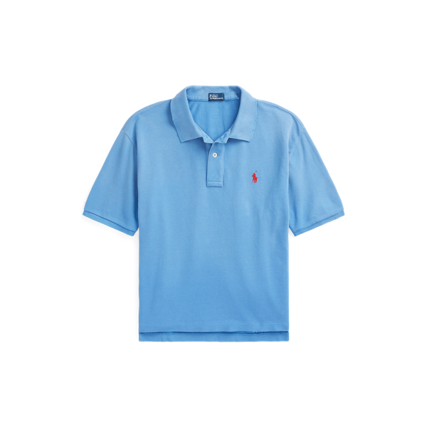 Polo Ralph Lauren 클래식핏 메시 폴로 셔츠 뉴 잉글랜드 블루 2