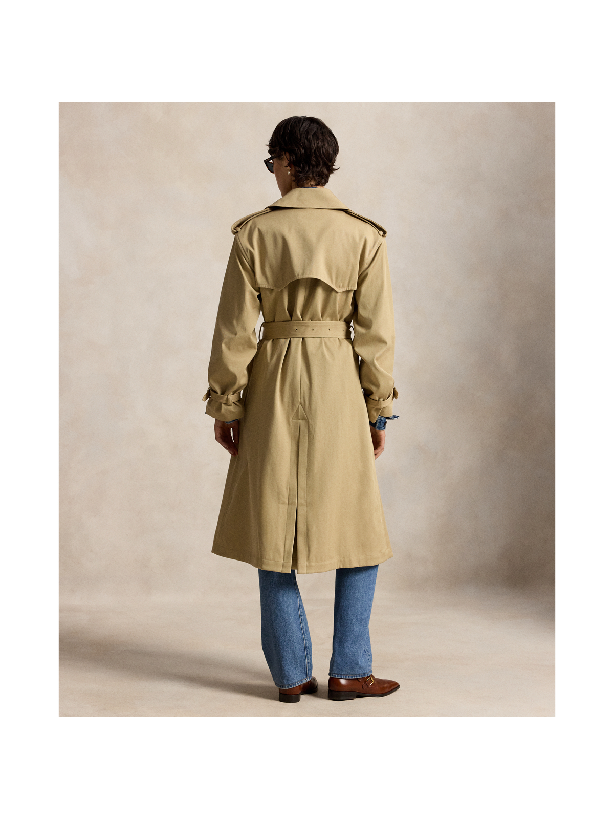 Женские куртки Ralph Lauren Double-Breasted Twill Trench Coat — фото 2