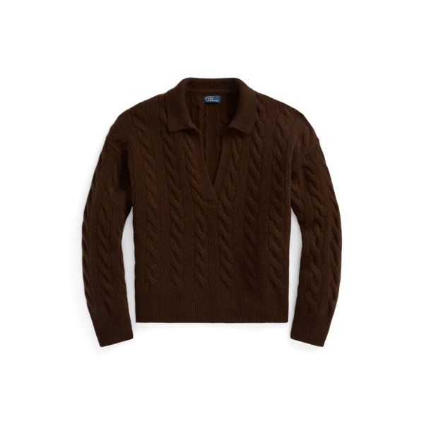 Polo-Pullover mit Zopfmuster Polo Ralph Lauren in 1