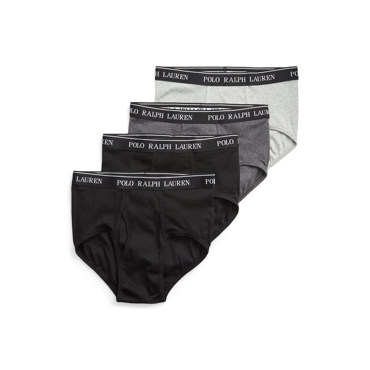 Cotton Wicking Mid Rise Brief 4 Pack Ralph Lauren