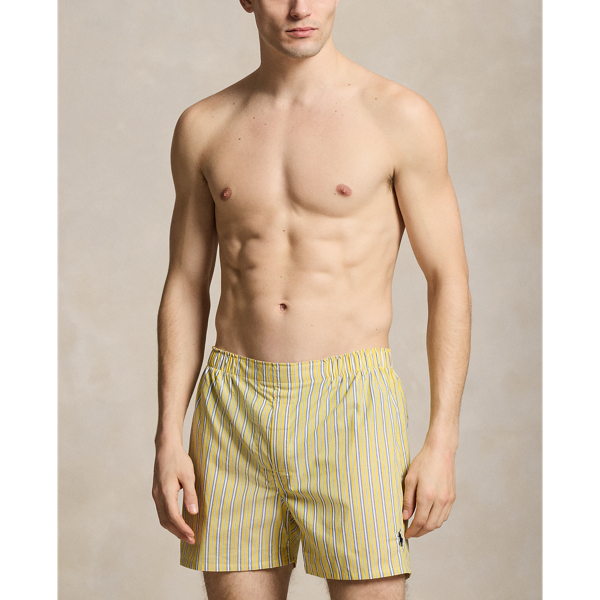 Blue Assorted Classic Woven Cotton Boxer 5-Pack Polo Ralph Lauren 7