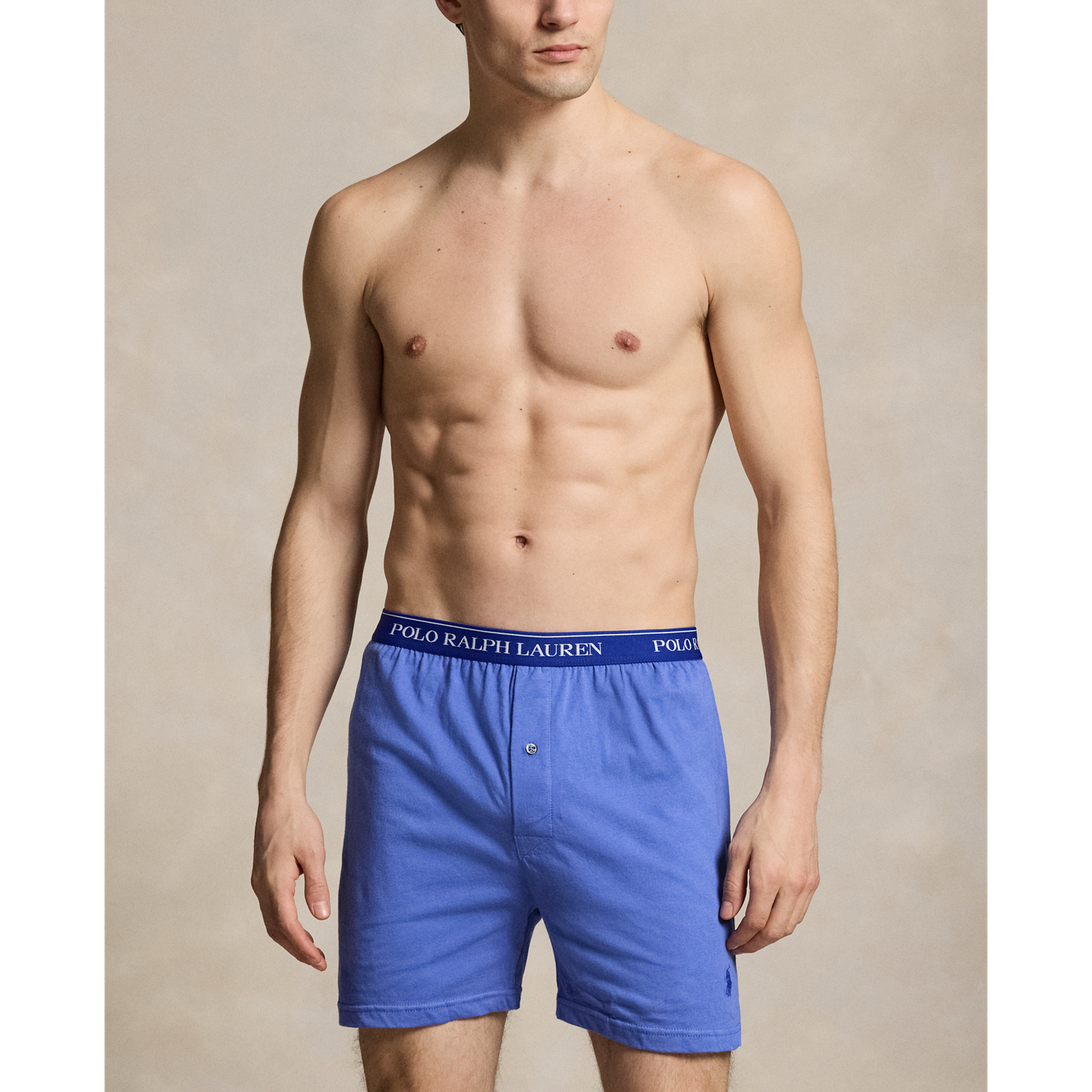 Трусы-боксеры Classic Wicking для мужчин, 5 шт. — Ralph Lauren, цвет: Синий — фото 1