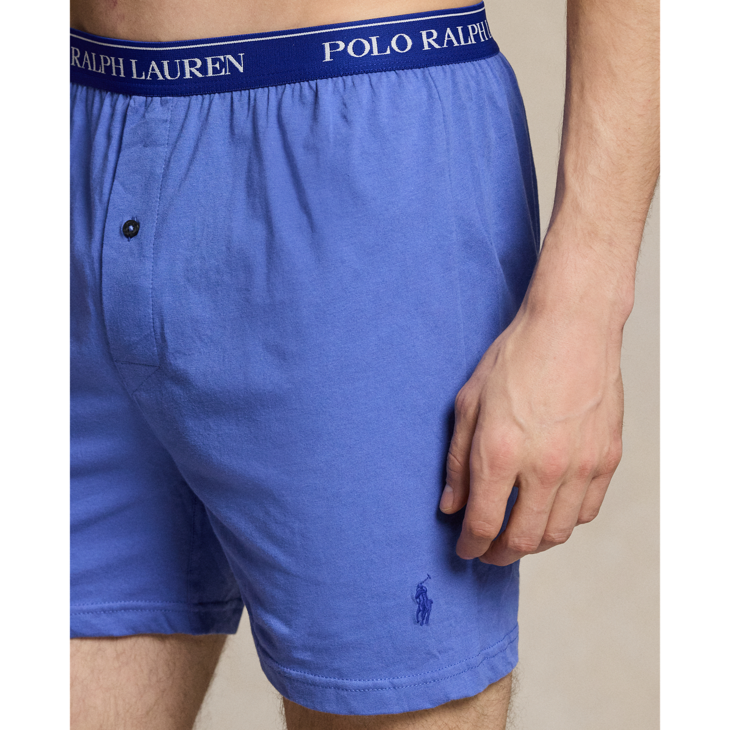 Трусы-боксеры Classic Wicking для мужчин, 5 шт. — Ralph Lauren, цвет: Синий — фото 2