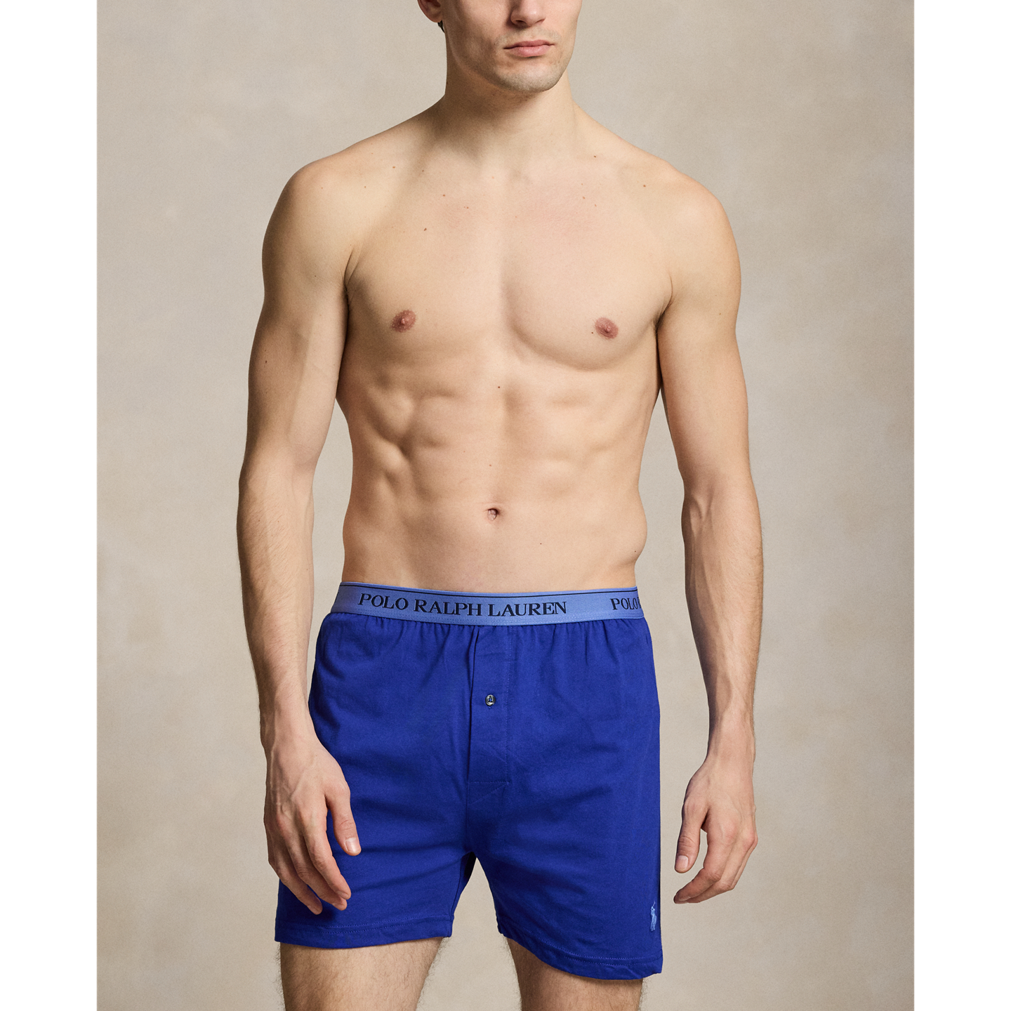 Трусы-боксеры Classic Wicking для мужчин, 5 шт. — Ralph Lauren, цвет: Синий — фото 4