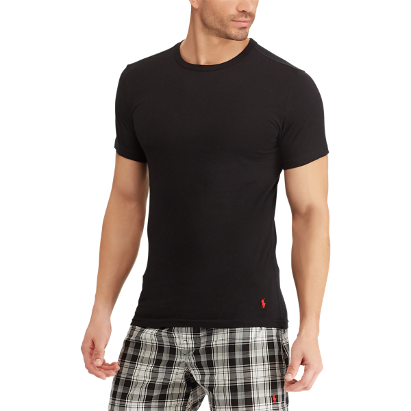 Ralph lauren black slim fit shirt online