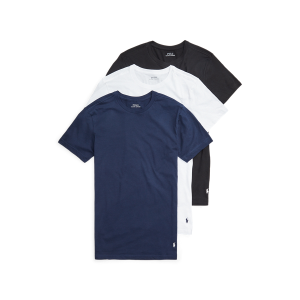 トップス POLO RALPH LAUREN SLIM FIT COTTON CREWS 3 Polo Ralph Lauren SLIM FIT Crews Cotton T-Shirts Crew Neck