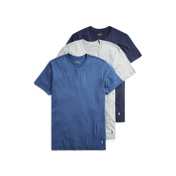 Ralph lauren slim fit t shirt 3 pack deals