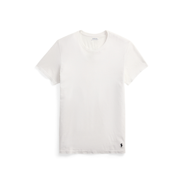 White Classic Fit Wicking Crew 5-Pack Polo Ralph Lauren 1