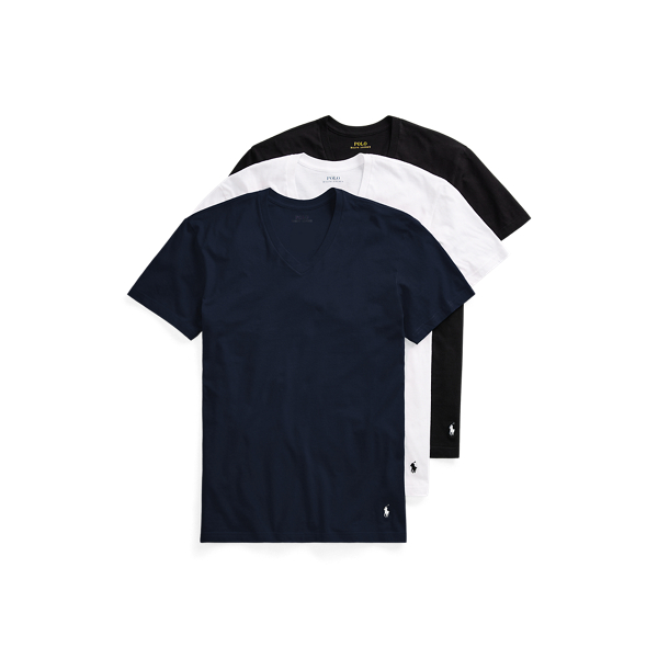 Classic Fit Wicking V-Neck 3-Pack