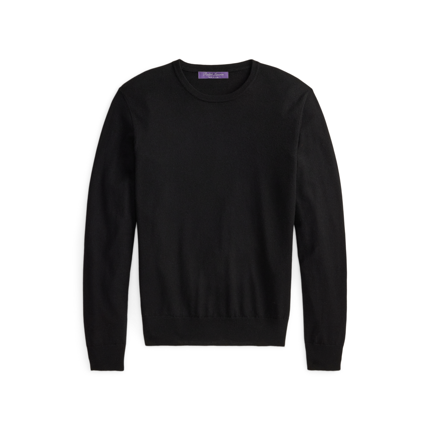 Мужской свитер Ralph Lauren Cashmere Crewneck, цвет: Чёрный — фото 5