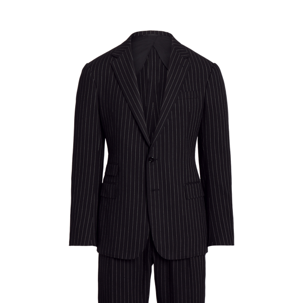 Kent Hand-Tailored Pinstripe Suit Purple Label 1