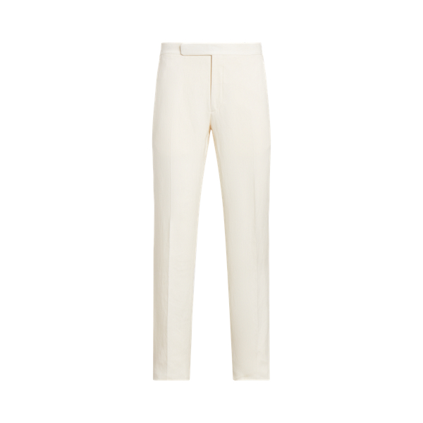 Pantalon Gregory fait main lin et soie Purple Label en 1