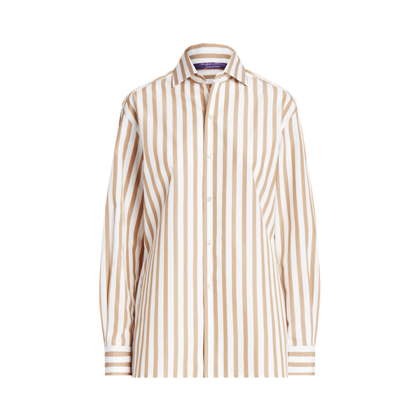 Chemise Capri ray&eacute;e en coton Relaxed Fit
