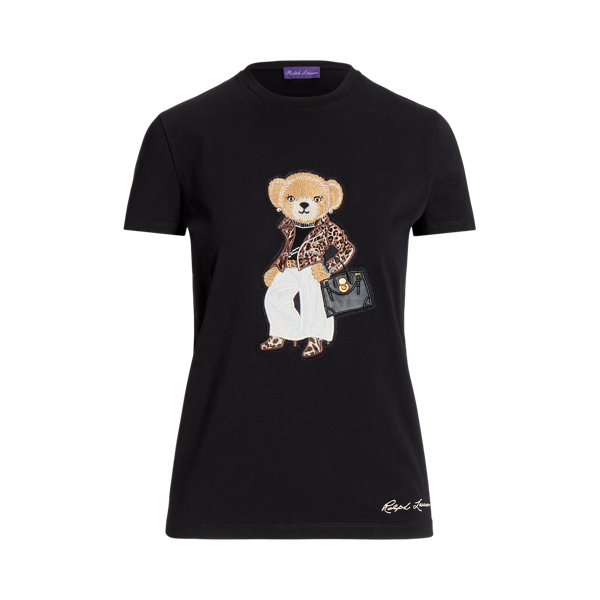 Moto Polo Bear Cotton Tee Ralph Lauren Collection 1