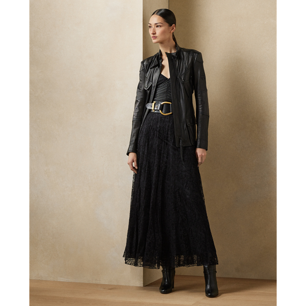 Feldjacke Grafton aus Lammleder Ralph Lauren Collection in Schwarz 4