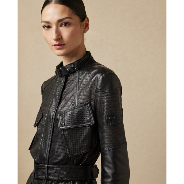 Feldjacke Grafton aus Lammleder Ralph Lauren Collection in Schwarz 7