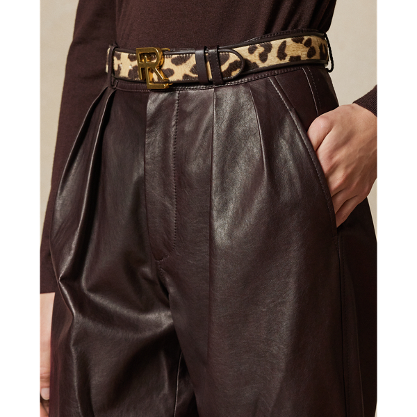 Brown Rogers Lambskin Pant Ralph Lauren Collection 6