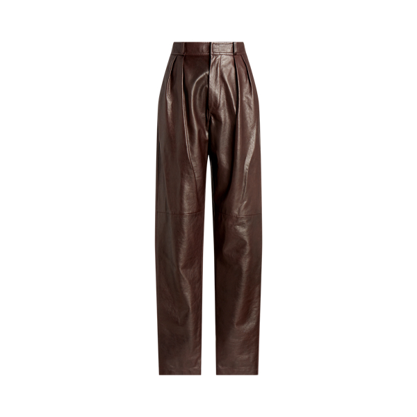 Brown Rogers Lambskin Pant Ralph Lauren Collection 2