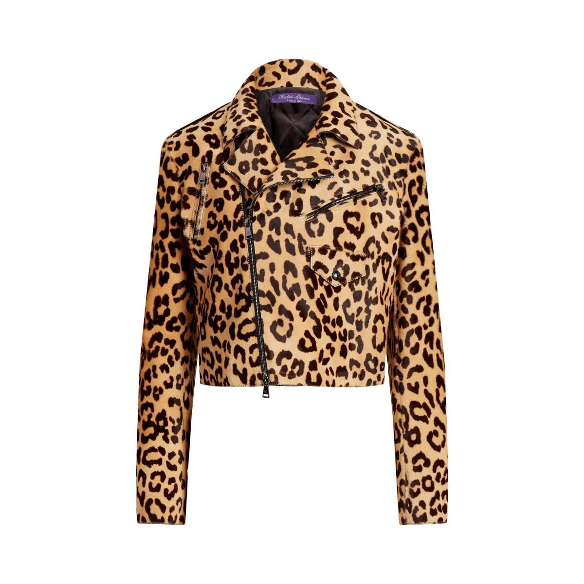 Ralph lauren leopard coat on sale