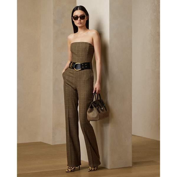 Markus Glen Plaid Tweed Jumpsuit for Women | Ralph Lauren® UK