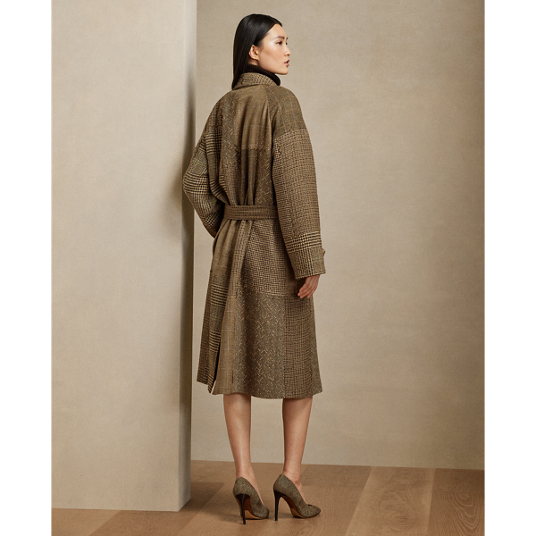 Patchwork-Mantel Teegan aus Tweed Ralph Lauren Collection in Multi 4