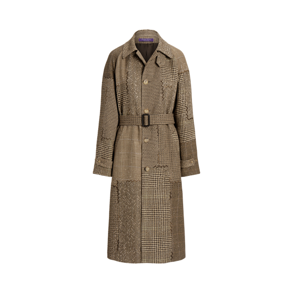 Patchwork-Mantel Teegan aus Tweed Ralph Lauren Collection in Multi 2