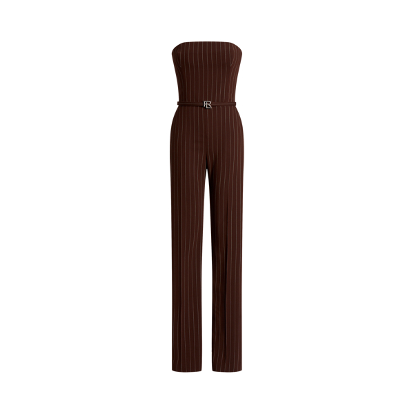 Markus Pinstripe Wool Jumpsuit Ralph Lauren Collection 1