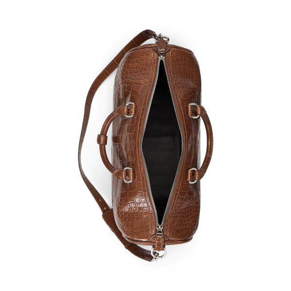 Honey Alligator Boston Bag Purple Label 4