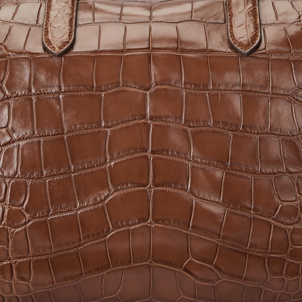 Honey Alligator Boston Bag Purple Label 5