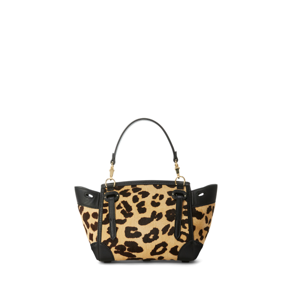 Soft Ricky 18 Leopard Print Haircalf Bag