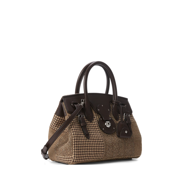 Brown Multi Soft Ricky 27 Patchwork Bag Ralph Lauren Collection 3