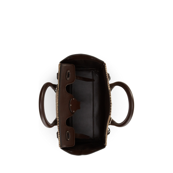 Brown Multi Soft Ricky 27 Patchwork Bag Ralph Lauren Collection 5