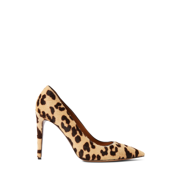 Leopard calf hair pumps clearance