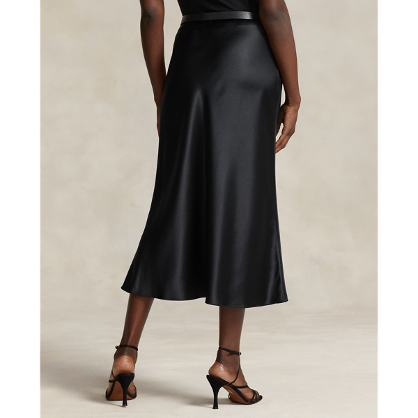 Rock aus Seidencharmeuse