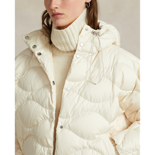 Daunenjacke mit Zwiebelsteppung RLX in Andover-Creme 6