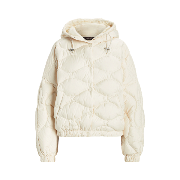 Daunenjacke mit Zwiebelsteppung RLX in Andover-Creme 2