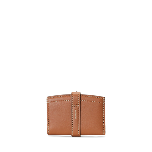 Gold Calfskin Welington Card Case Ralph Lauren Collection 2