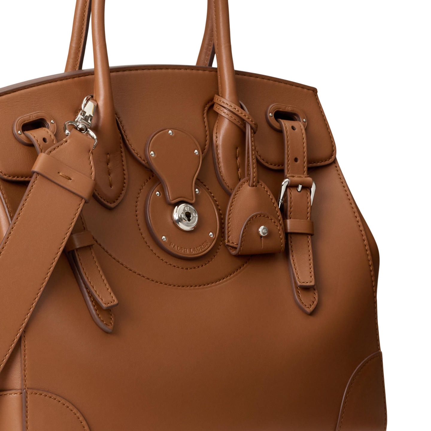 Женская сумка Ralph Lauren Soft Ricky 27 Calfskin, цвет: Золотой — фото 4