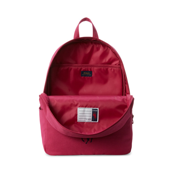 Polo offers Ralph Lauren RL Classic Cotton Backpack Big Pony Logo