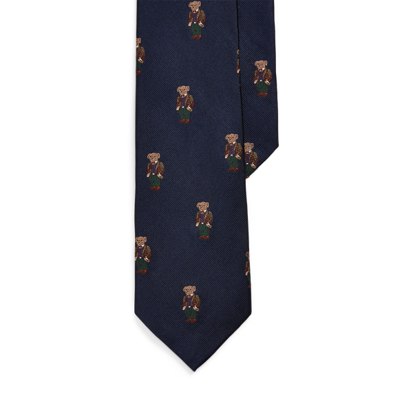 Polo Bear Silk Repp Tie Ralph Lauren® Australia