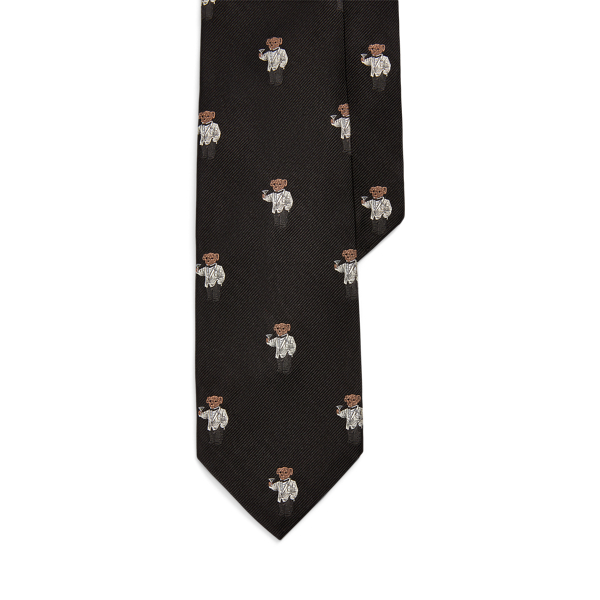 Polo Bear Silk Repp Tie Ralph Lauren Australia